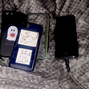 iPhone 6 with 3 cases